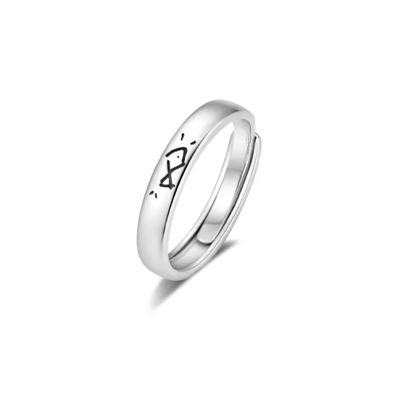 Inkopper Sterling Silver Rings Unisex-0