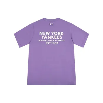 MLB Straight T-Shirt Unisex Purple