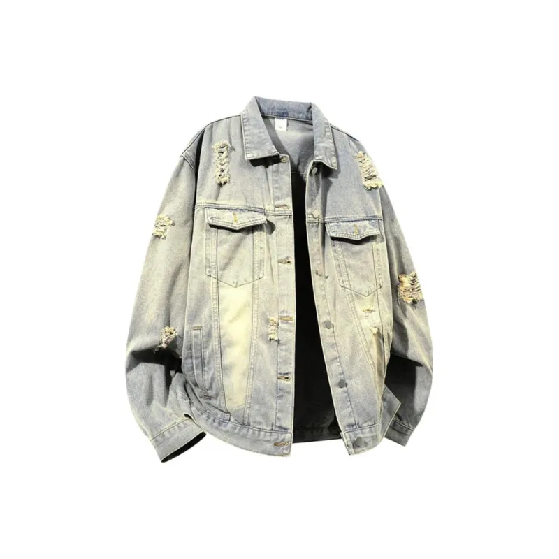 TESTUNG Denim Jackets Unisex-3