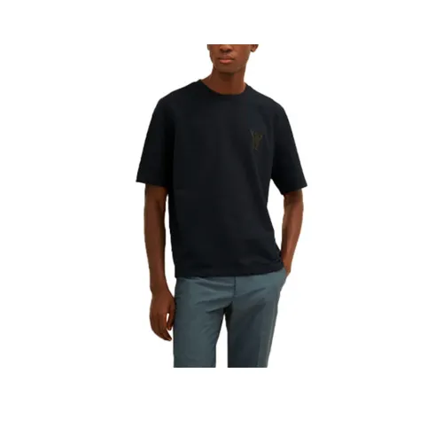 HERMES T Shirt Men's Ocean Blue