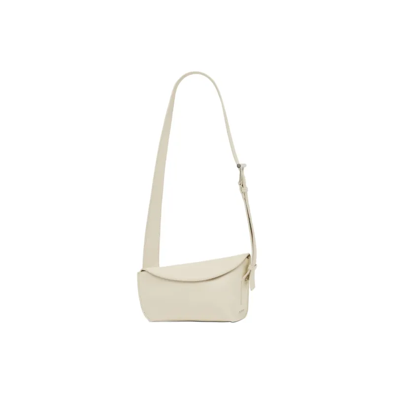 Alexander McQueen Grained Calfskin Shoulder Bag Women's Cream-0