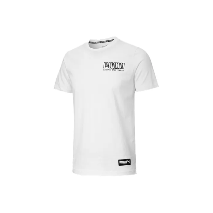 PUMA T Shirts Men White-0