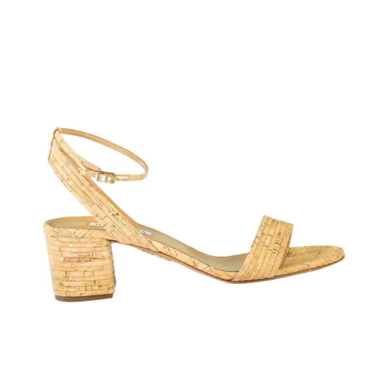 AQUAZZURA One Strap Sandals Women's Yellow-2