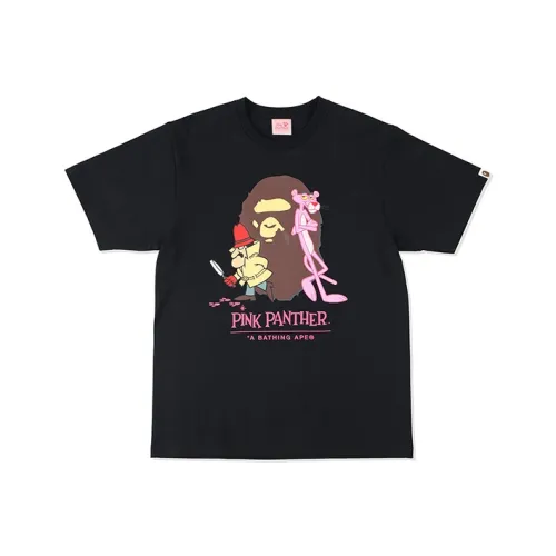 A BATHING APE X Pink Panther Ape Head Tee