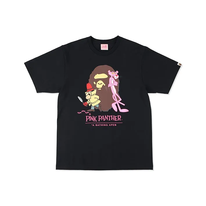 Bape X Pink Panther Ape Head Tee-0