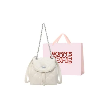 Worm's Home PU Backpack Women's Multicolor