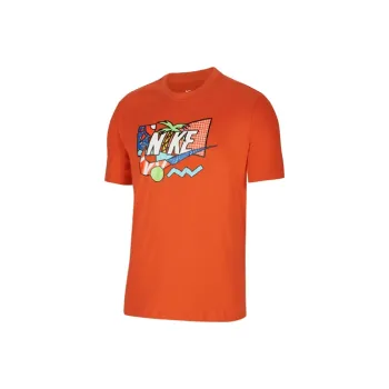 Nike T Shirts Men Orange