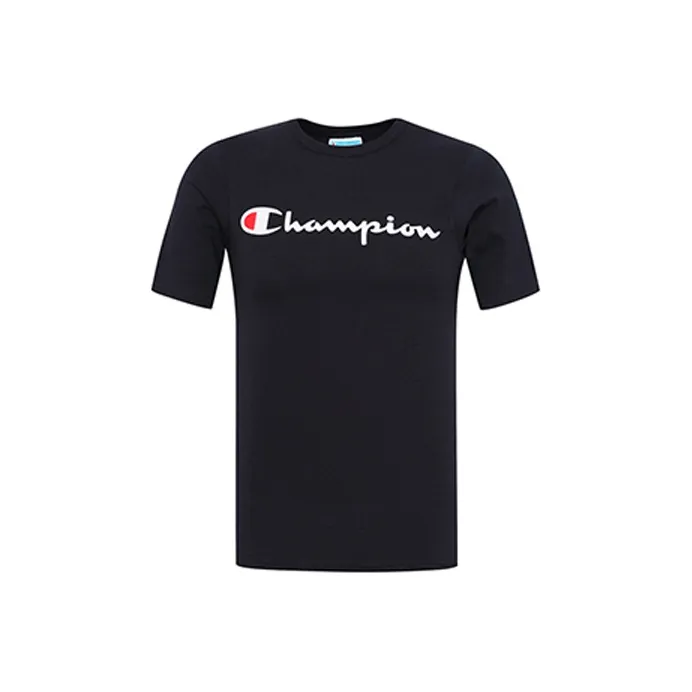 Champion Long Sleeved T Shirt US Version Men's Dark Blue-0