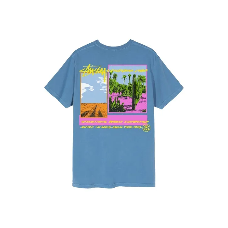 Stussy Palm Desert Pigment Dyed Long Sleeve Tee-8