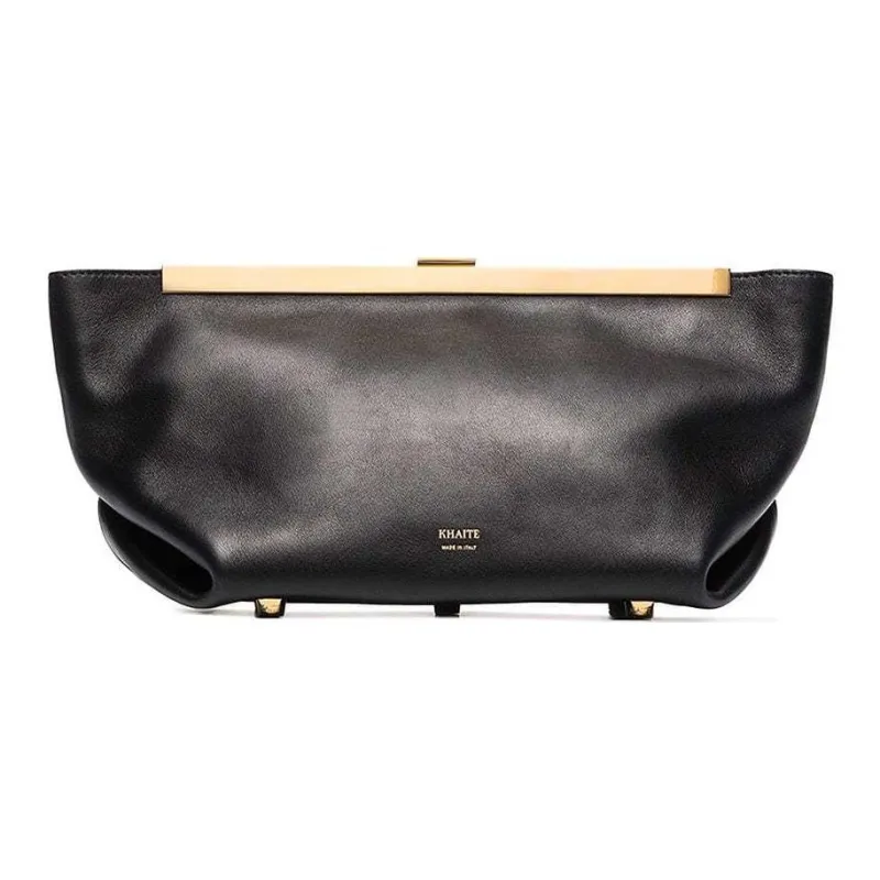 KHAITE Calfskin Clutch Women's Black-0
