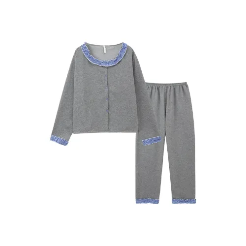 Sleeping Beauty Pajama Set Women's Light Gray