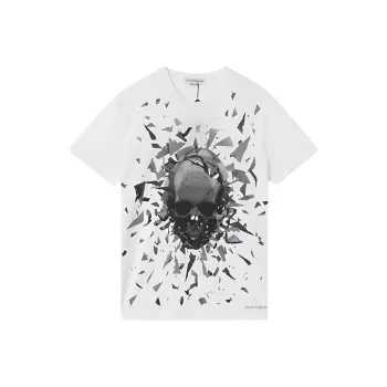 Alexander McQueen T Shirts Men White