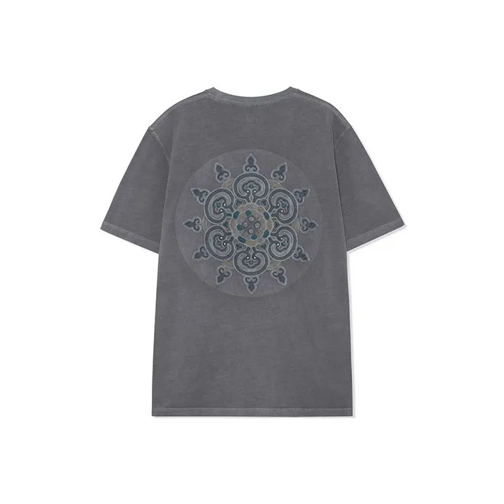 LiNing Sports Basketball Collection T Shirts Men Gray-0