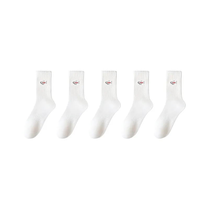 Temooues Mid Calf Socks Unisex 5 Pack-6