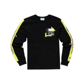 Champion Long Sleeved T Shirt US Version Men's Black
