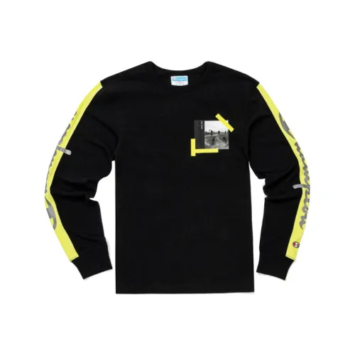 Champion Long Sleeved T Shirt US Version Men's Black