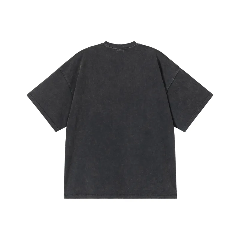 PILOTDRAGON T Shirt Unisex Faded Black-1