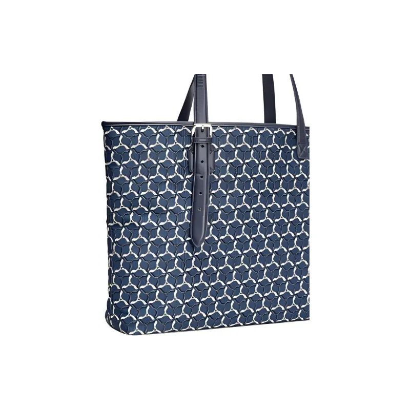 LI-NING 1990 Cow Leather Tote Bag Shopping Bag Shoulder Bag Handbag Regular Women's Blue-2