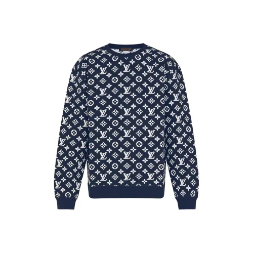LOUIS VUITTON Lv Monogram Jacquard Crewneck