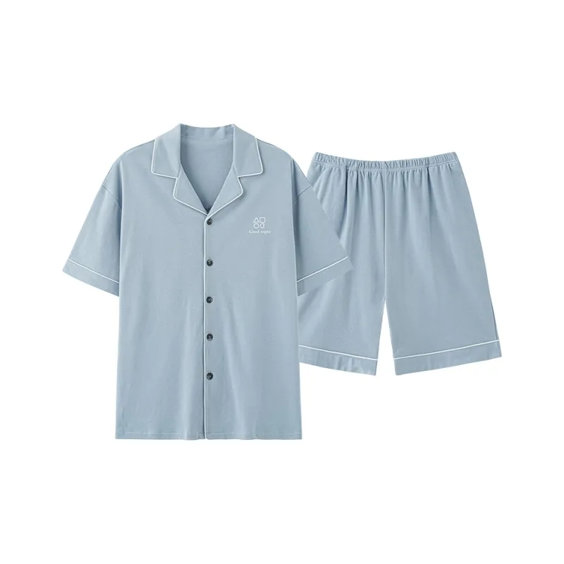 WANANNI Pajama Set Men's Sky Blue-0