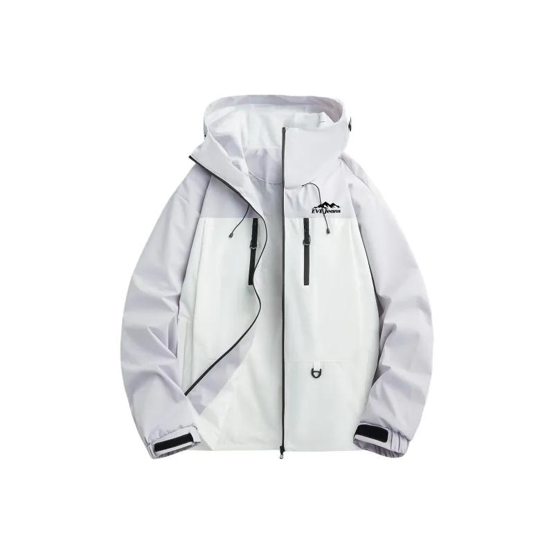 Yiwen Water Resistant Windproof Breathable Warm Windbreaker Jacket Unisex-22