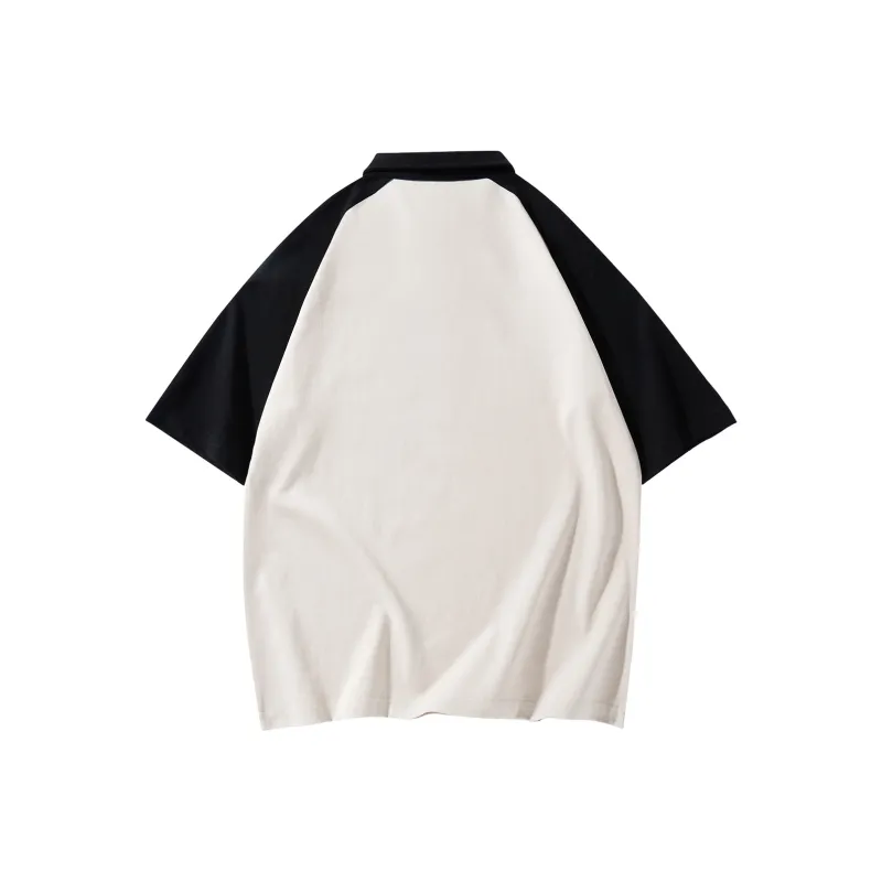 Magmode Polo Shirt Unisex Taupe Black-5