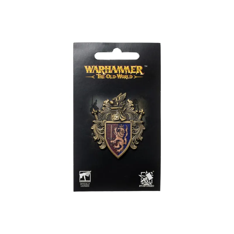 STARFORGED Warhammer Age Of Sigmar Merch Batorian Knight Shield Emblem Gorni Army Banner Brooch Badges-3