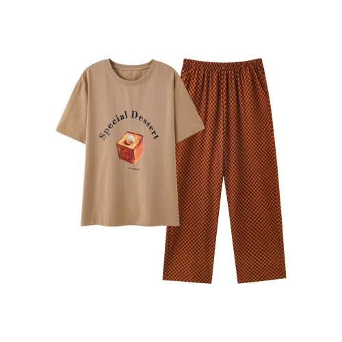 MADALLO Pajama Set Women's Brown