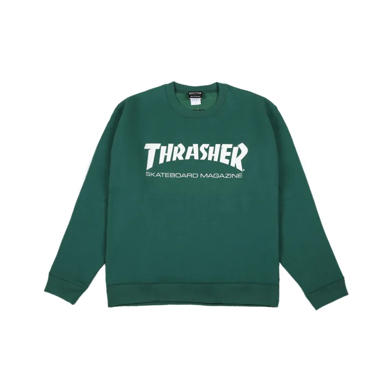 Thrasher Sweatshirt Japan Version Unisex Evergreen Green-0