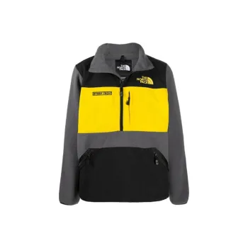 THE NORTH FACE Sweatshirts Unisex Gray & Yellow