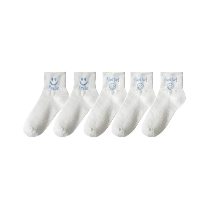 Temooues Mid Calf Socks Women's 5 Pack-6