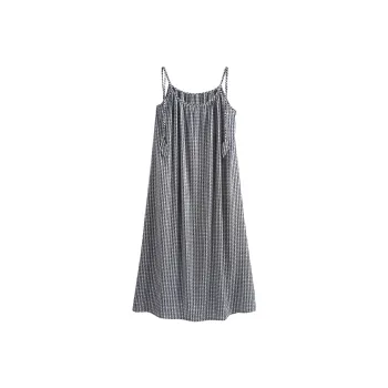 Same Language Nightgown Women's Black/White · Mesh