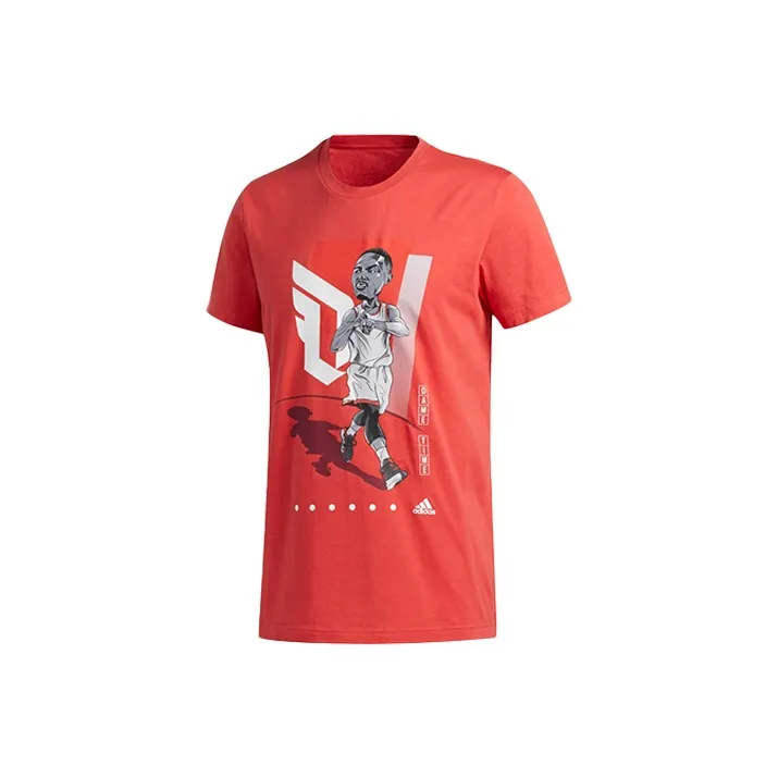 Adidas T Shirts Men Honor Red-0