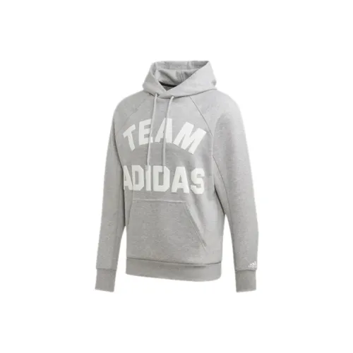 adidas Men Athletic 2EAHTM1DJ707XXDS Hooded Sweatshirt Gray