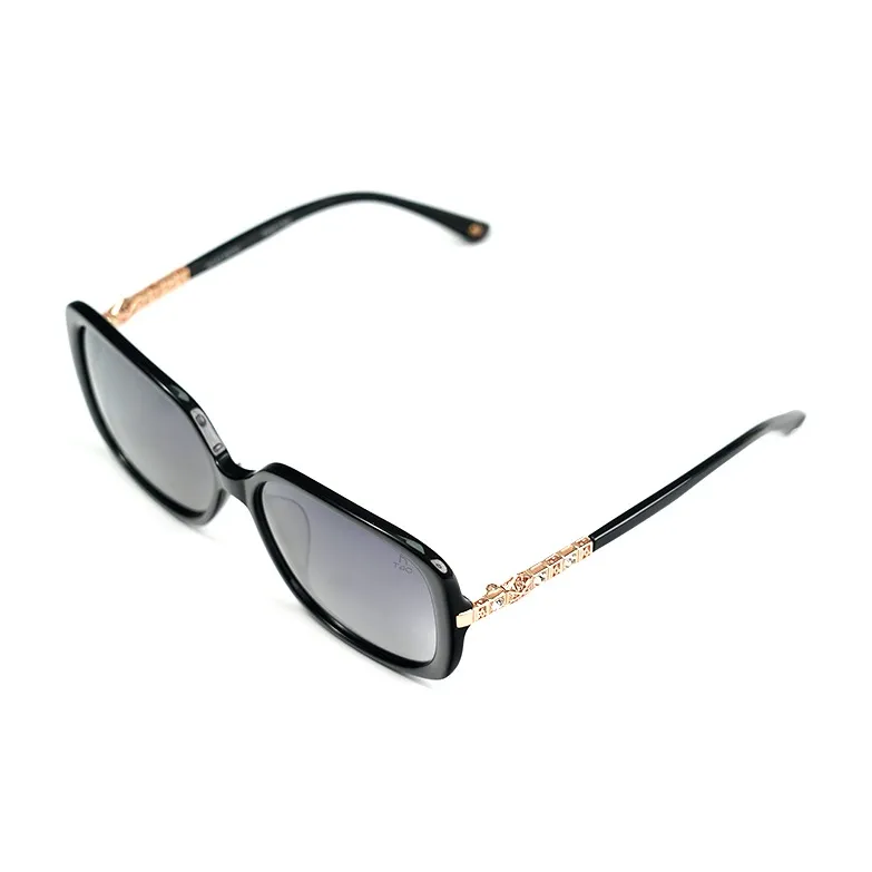 HELEN KELLER Plate Frame Square Sunglasses Unisex-1