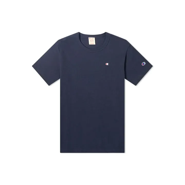 Champion Logo Embroidered Crewneck T Shirt-10
