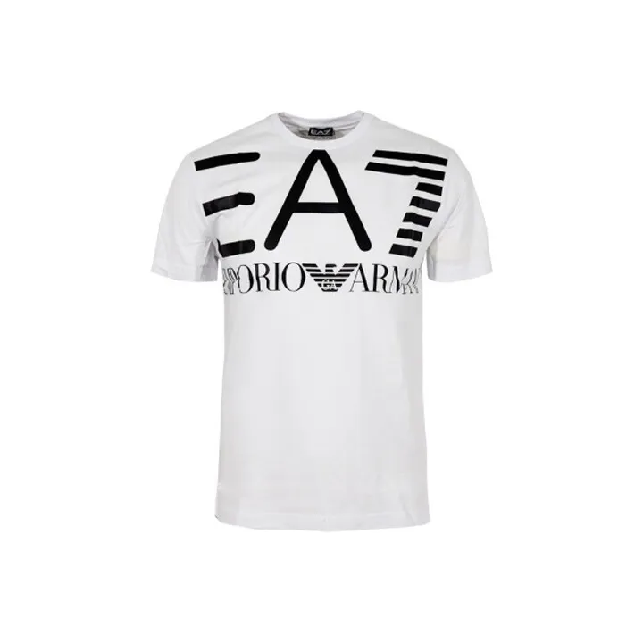 EMPORIO ARMANI EA7 T Shirts Men White-0