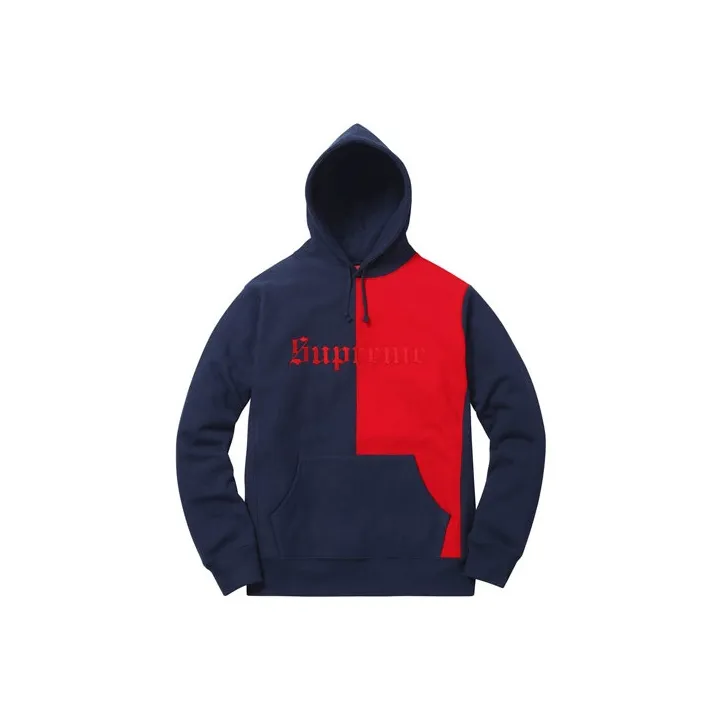 Supreme Split Old English Hooded Sweatshirt-3