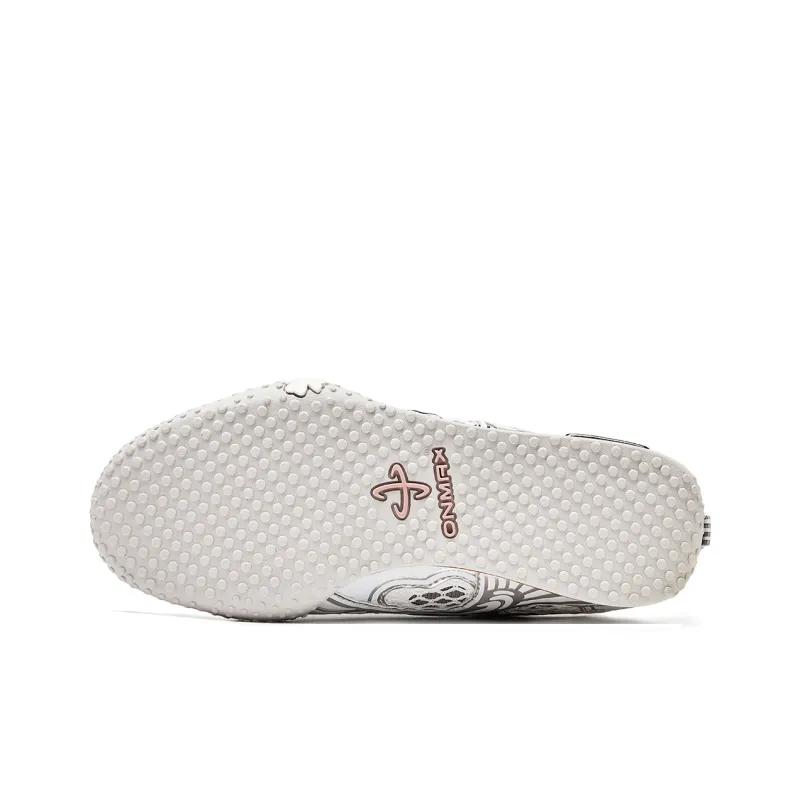 ON MAX Abrasion Resistant Lightweight Slip Resistant Low Top Training Shoes Women's White-4