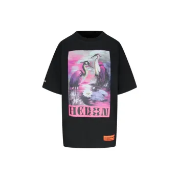 HERON PRESTON T Shirts Unisex Black