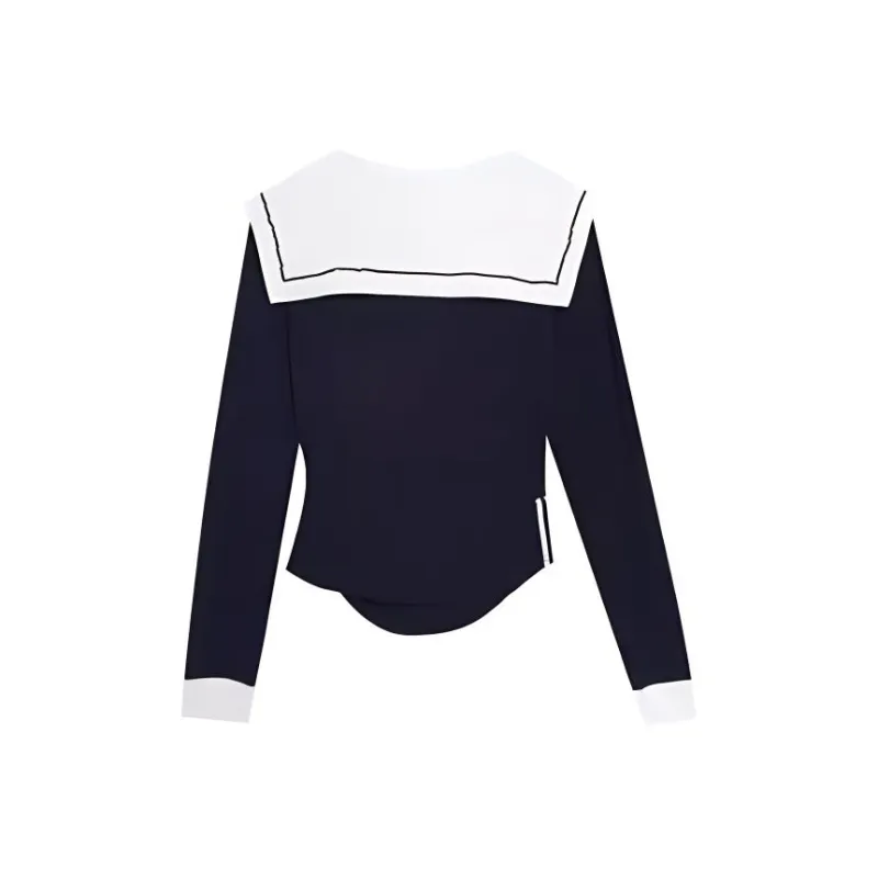 KYKW Regular Top Women's Navy Blue-1