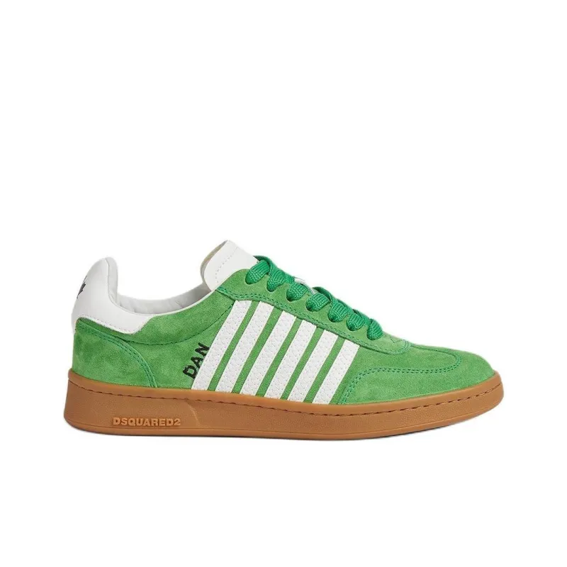 DSQUARED 2 Boxer Low Top Skateboard Shoes Women's Green-1