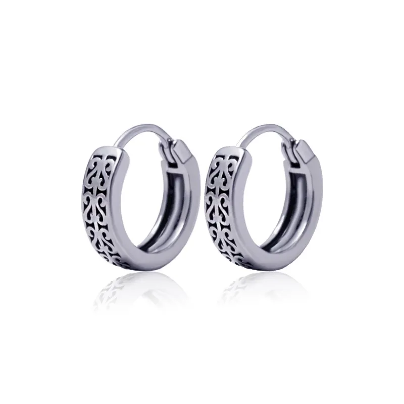 Vegetarian Titanium Steel Earrings Women's-0