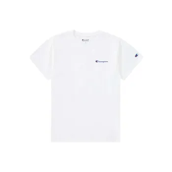 Champion T Shirt US Version Unisex White