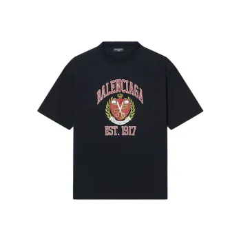 Balenciaga FW21 T Shirt Loose Fit Style Men's Black