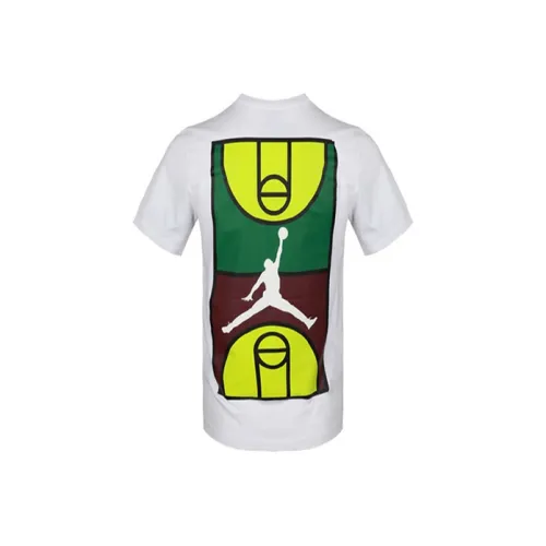 Jordan Set in Sleeve T Shirt Men's White