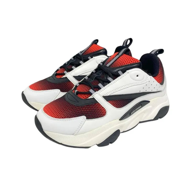 DIOR B22 Low Top Casual Shoes Men's White-3