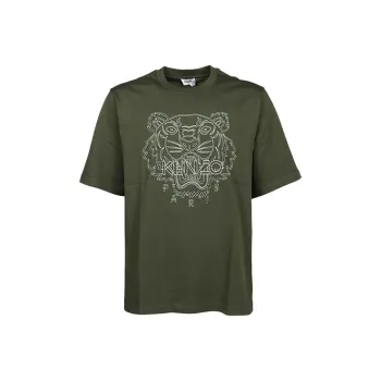 KENZO T Shirts Men Dark Khaki