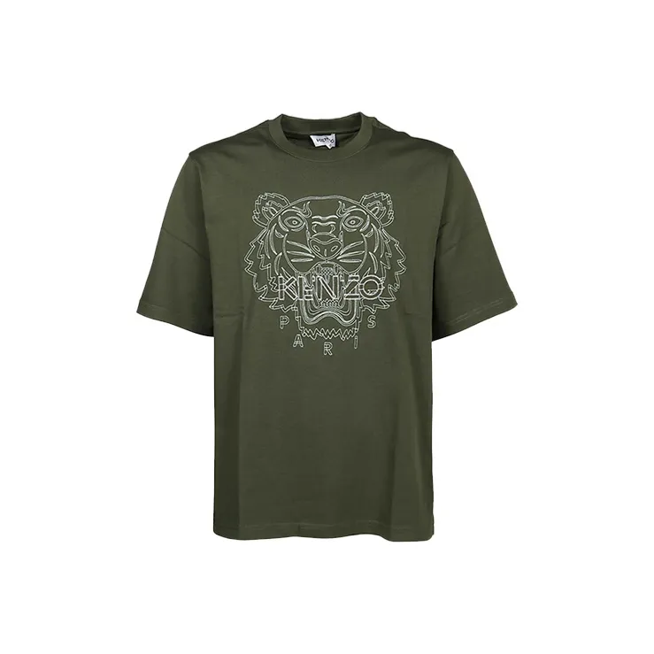 KENZO T Shirts Men Dark Khaki-0