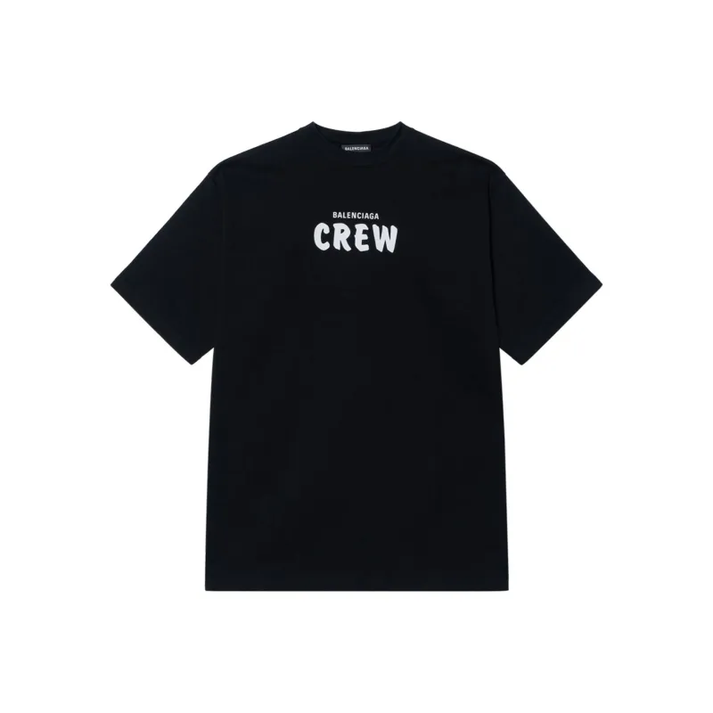 Balenciaga Crew Logo Tee-0
